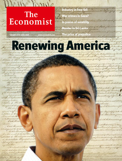 North America Issue Cover for Jan 17th 2009