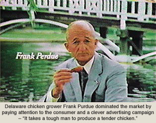 Chicken producer Frank Purdue