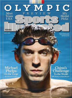Michael Phelps graces the cover of the 2008 SI Olympic Preview Issue